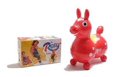 Hüpftier Gymnic Cavallo rody, Farbe rot