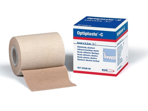 Optiplaste® C, längselastische Klebebinde, Maße 8 x 2,5 cm
