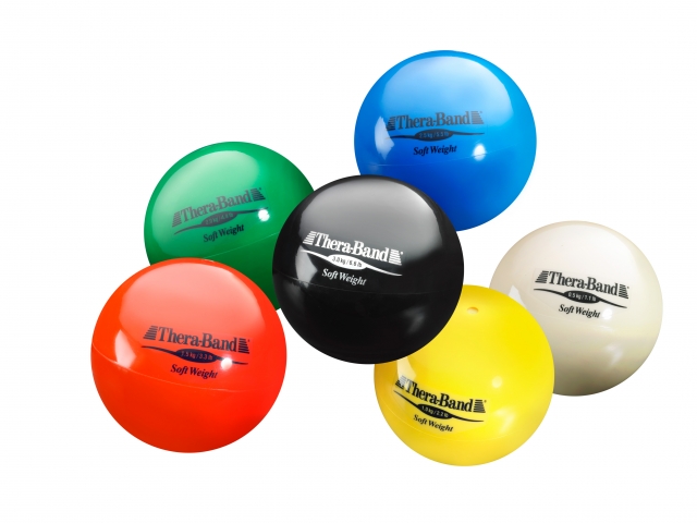 Thera-Band® Soft Weights im Set (alle 6 Gewichtsbälle)