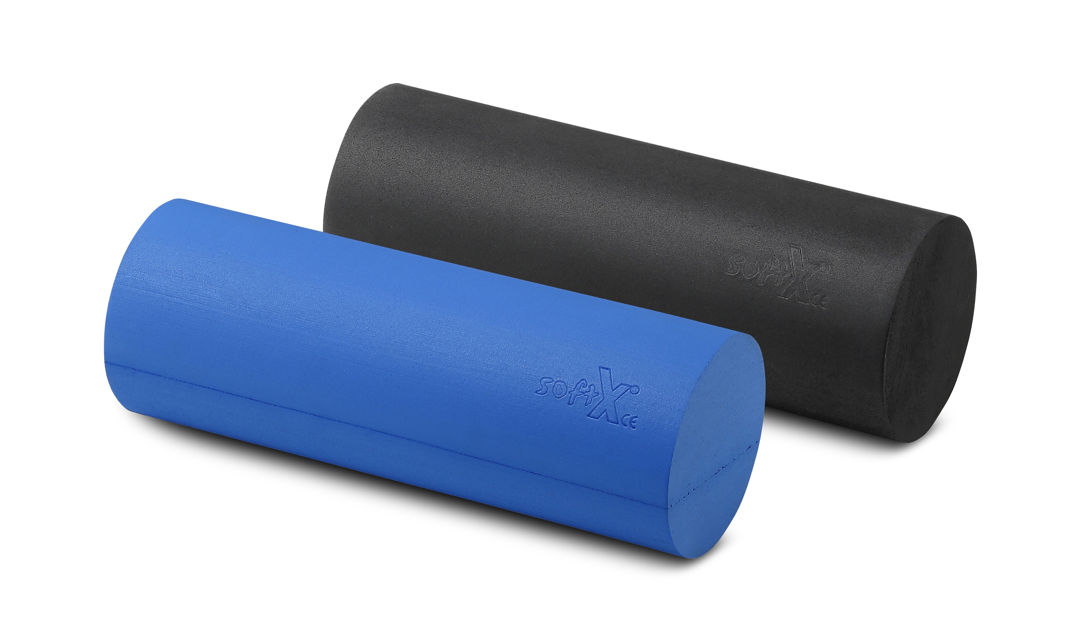 SoftX® Faszien-Set, Faszien-Rolle 145 Farbe blau & schwarz