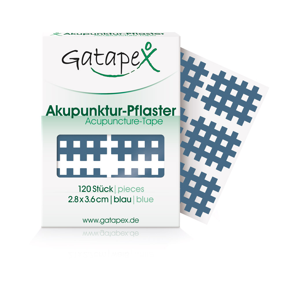 Gatapex Akupunktur-Pflaster mittel, Maße 2,8 x 3,6 cm, (PE = 120 St.) in 3 verschiedenen Farben