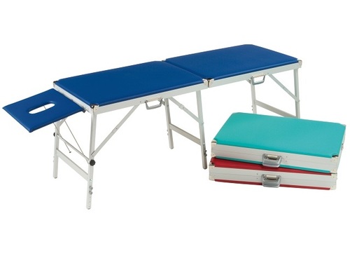 Koffermassagebank Karat Nova, Ausführung Standard inkl. Kopfteil mit Nasenschlitz - Artikel NICHT mehr lieferbar!