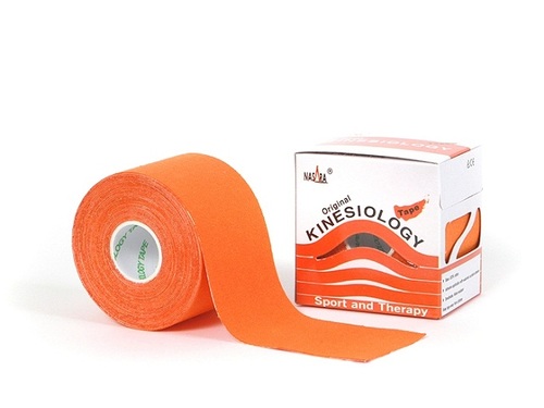 Nasara Kinesiologie Tape, 5 m x 5 cm, orange