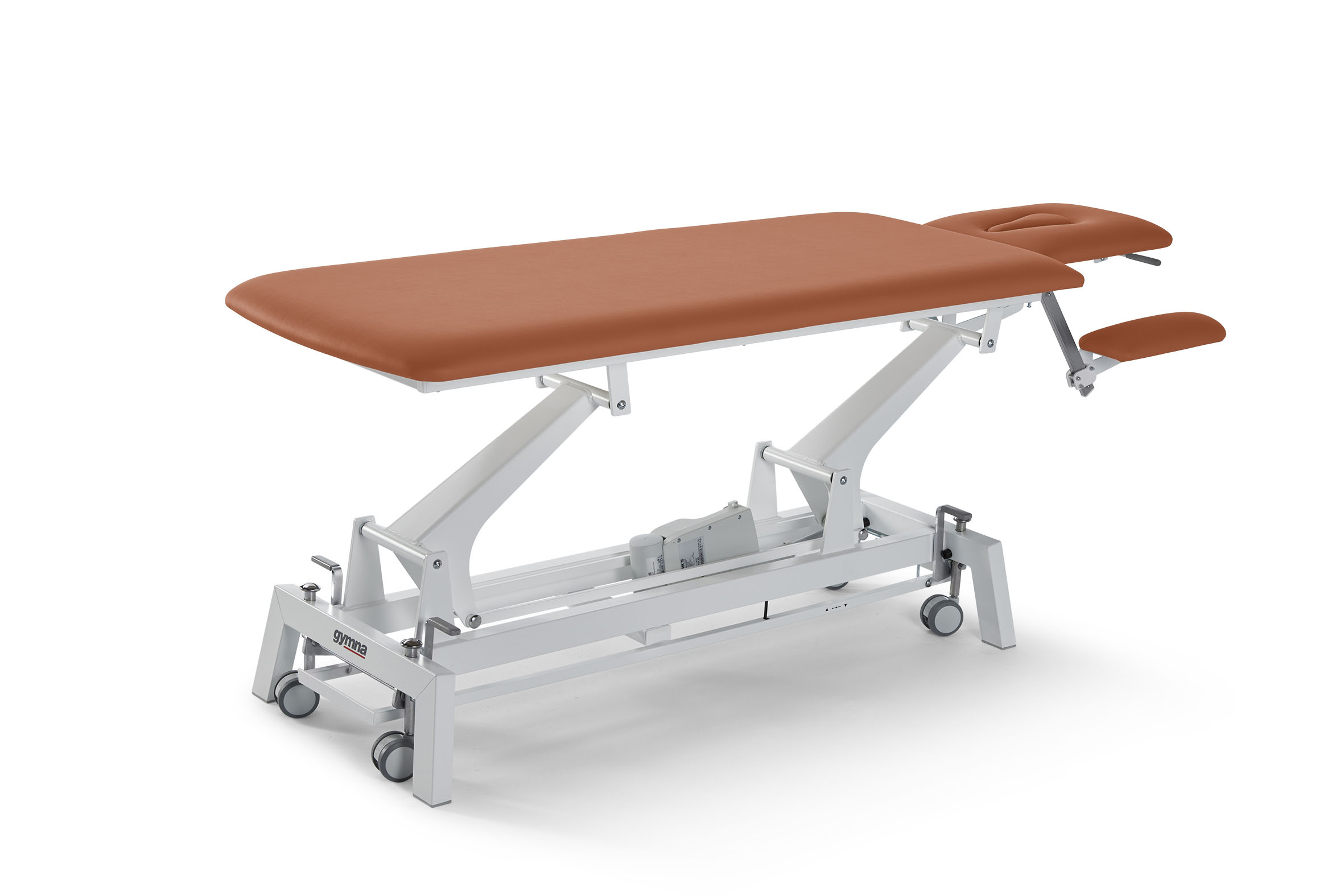 Behandlungsliege Gymna G2 Duoplus, elektrische Höhenverstellung - Artikel wurde ab dem 01. April durch Gymna.GO ersetzt! - Papierrollenhalter 50 cm