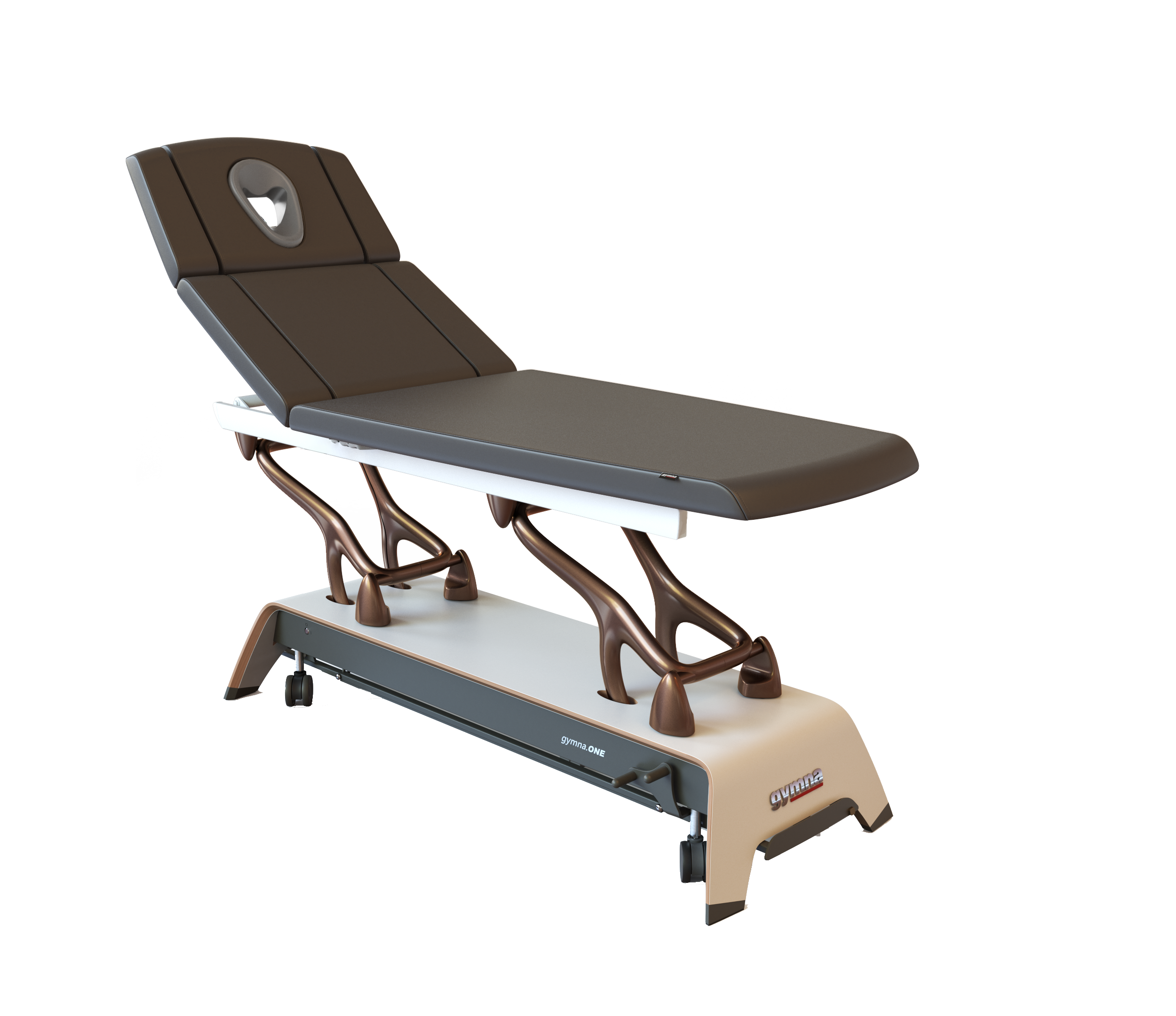 3-teilige Behandlungsliege Gymna.ONE - T7 - Model 2024 - Ash Black