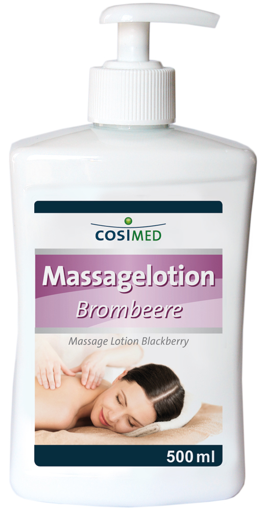 cosiMed Massagelotion Brombeere 500-ml inkl. Dosierpumpe