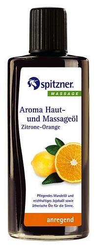 Spitzner® Aroma Haut- und Massageöl, Zitrone-Orange, 190-ml