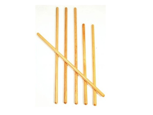 Gymnastikstab aus Holz, Länge 100 cm, Ø 2,5 cm