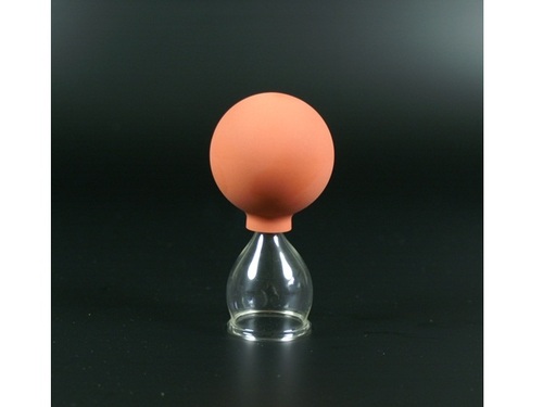 Schröpfglas mit Olive und Ball Ø 3,0 cm