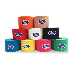 Cure Tape® Kinesiology Tape, elastisch 5,0 cm x 5 m in 9 verschiedenen Farben