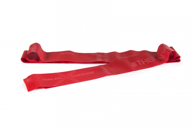 Thera-Band® CLX Band 2 m x 5 cm, rot, medium