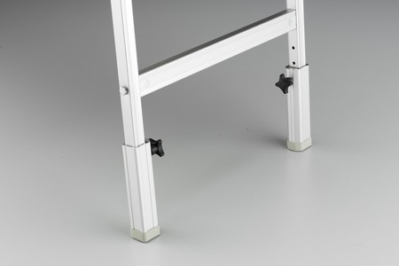 Aluminium Koffer-Massagebank Carry One, MIT Kopfteil, 2-beinig, Länge 2,10 m und Breite 65 cm - TUNDRA - anthrazit