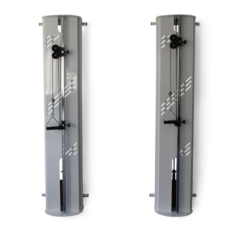 2 x Zugapparat Force (neues Design) mit 1 Seilzug (Wandmodell)