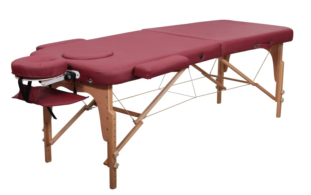 Holz Koffer-Massagebank in 6 verschiedenen Farben