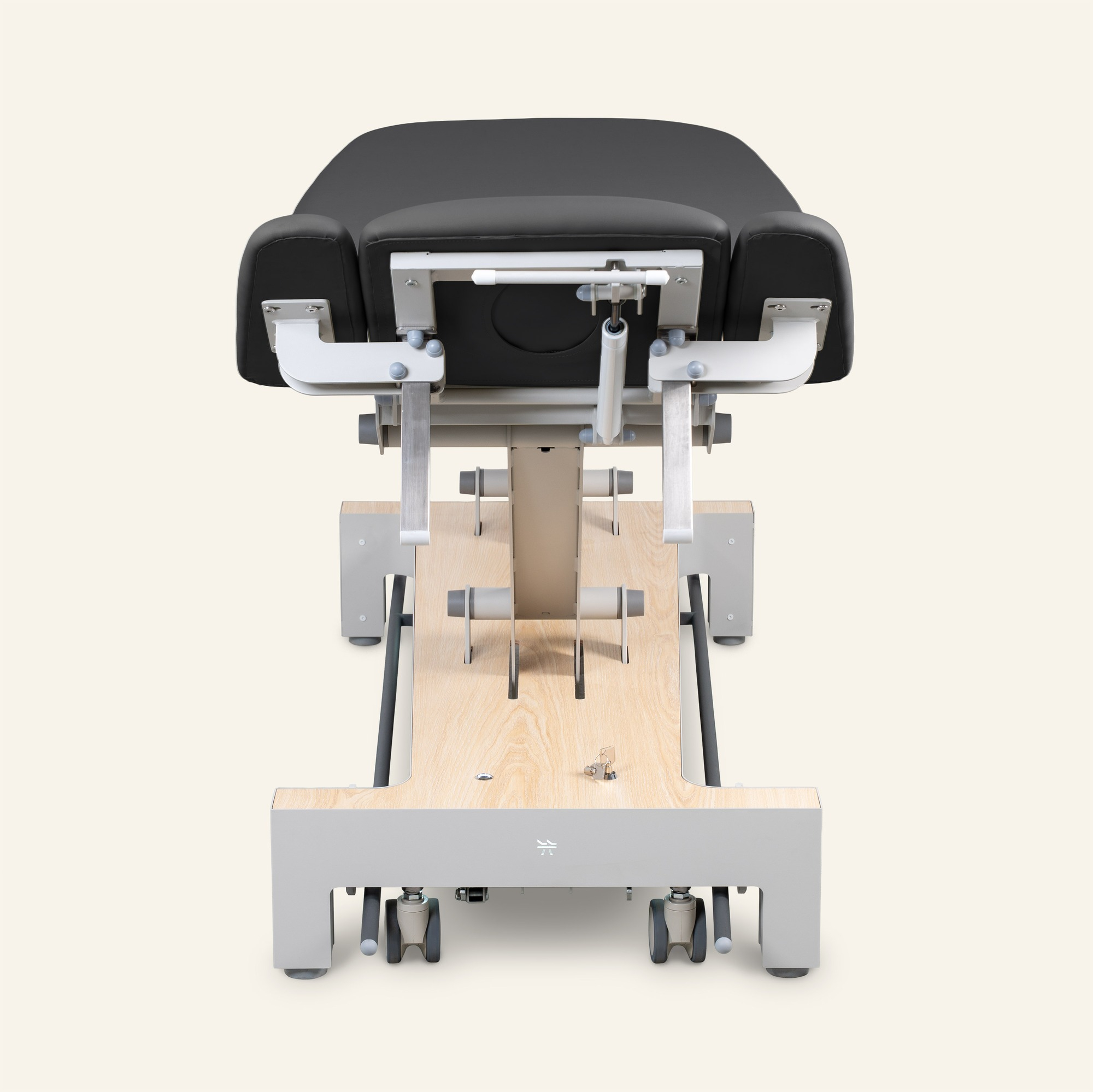 Naggura Nuuna 4 Physio Pro - elektrische 4-Teile-Liege, Rädergestell, Rundumbügel, 2 Polsterfarben wählbar