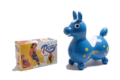 Hüpftier Gymnic Cavallo rody, Farbe blau