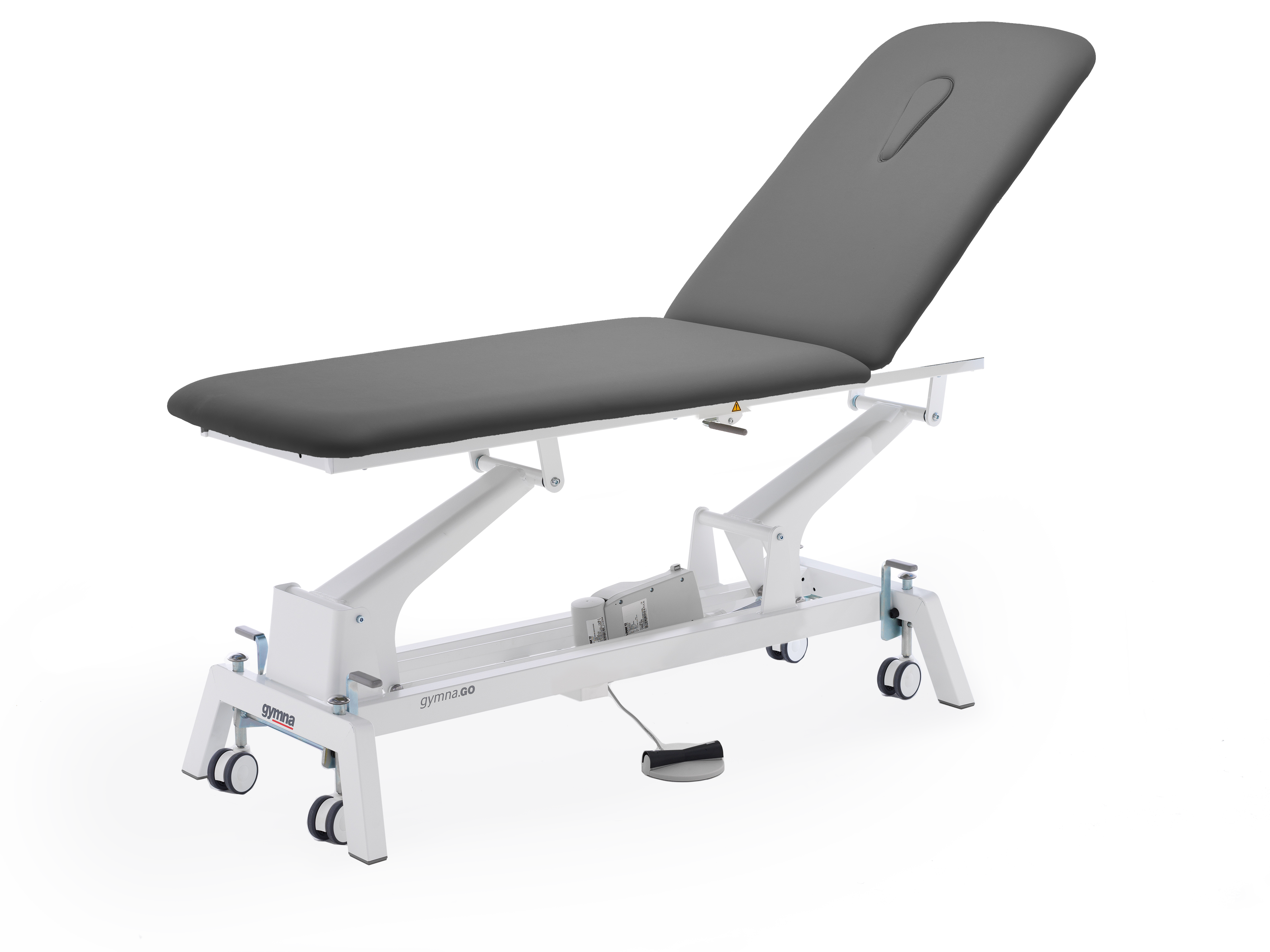 Behandlungsliege Gymna.GO - Traction, elektrische Höhenverstellung über Fussschalter