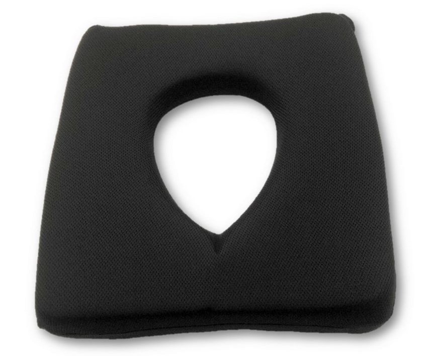 Nasenschlitzkissen - Gesichtskissen ca. 25 x 29 x 4 cm, schwarz
