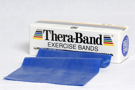 Thera-Band® Standardpackung 5,5 m x 13,8 cm, blau = extra stark