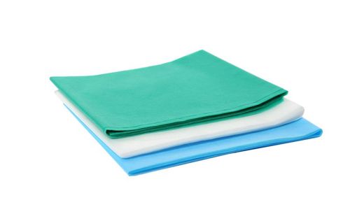 Einweg Vliesstoff-Laken 30 g, 0,80 x 2,00 m, gefaltet (PE  = 10 St.) - blau