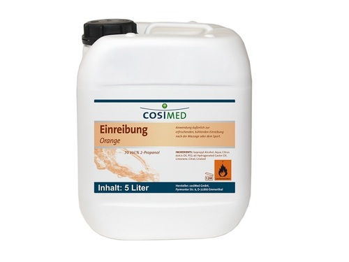 cosiMed Orangen-Einreibung 70% IPA, 5-l