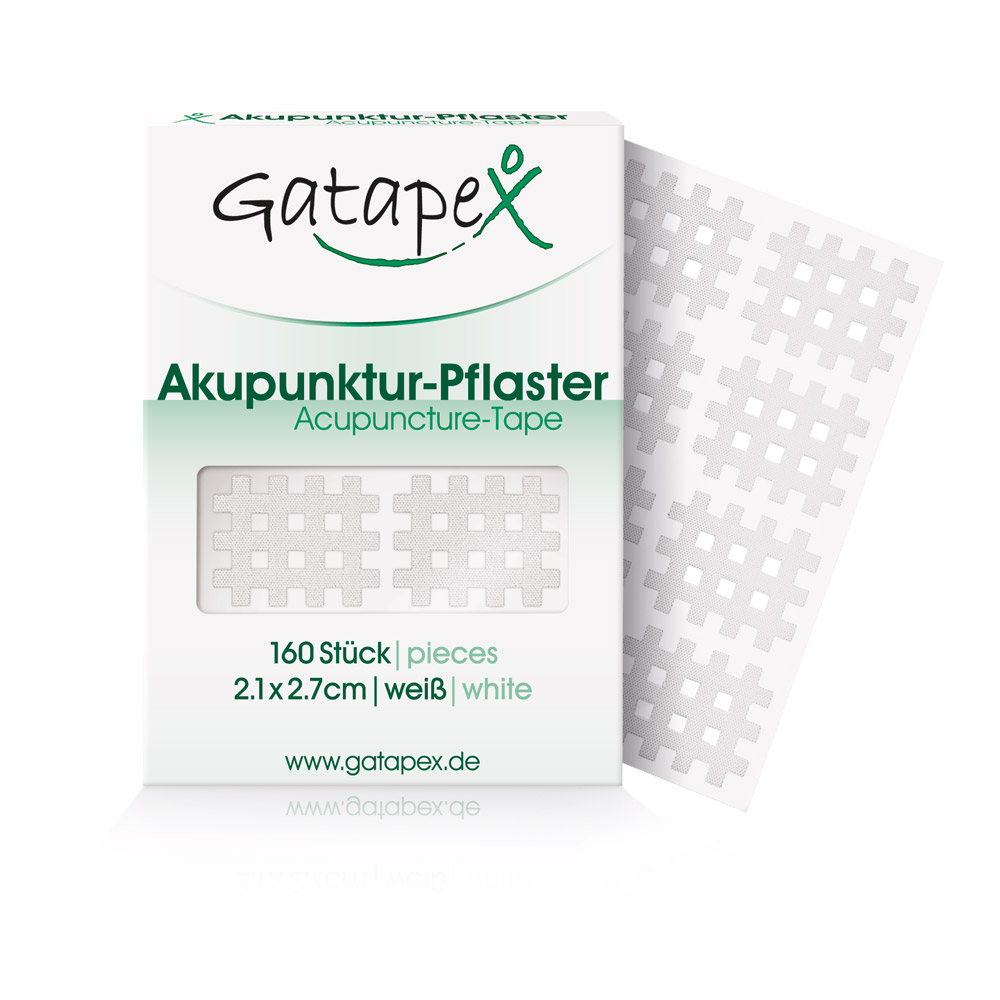 Gatapex Akupunktur-Pflaster klein, Maße 2,1 x 2,7 cm, (PE = 160 St.) in 4 verschiedenen Farben