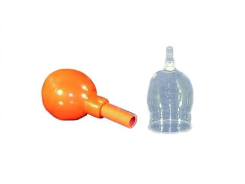 Schröpfglas mit Ventil und Pumpe Ø 7,0 cm