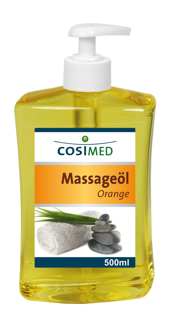 cosiMed Massageöl Orange, 500-ml mit Dosierpumpe