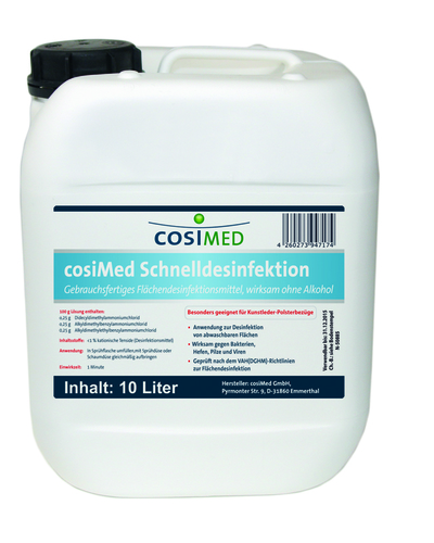 cosiMed Schnelldesinfektion gebrauchsfertig, 10-l
