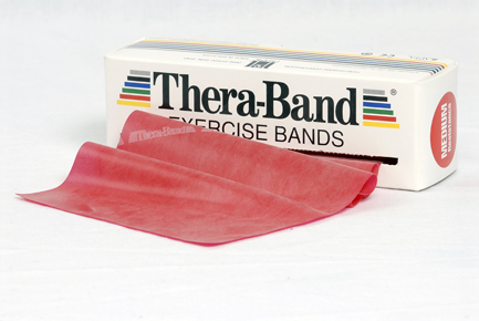 Thera-Band® Standardpackung 5,5 m x 13,8 cm rot = mittel