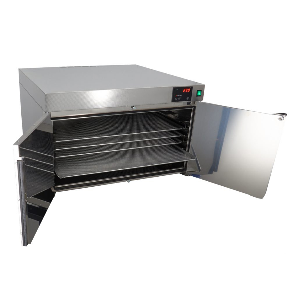 Aufwärmeschrank Typ WS 6-7054 S für max. 6 Warmpackungen 50 x 70 cm (inkl. 4 Lochblechen) mit 1.000 Watt Heizleistung