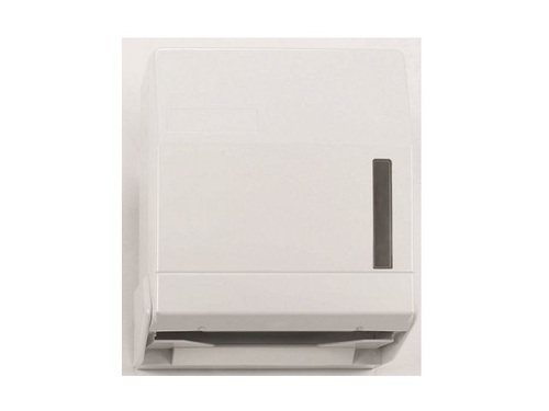 Falthandtuch-Spender 'Quicky®', abschließbar, weiß (bis zu 600 Stück)