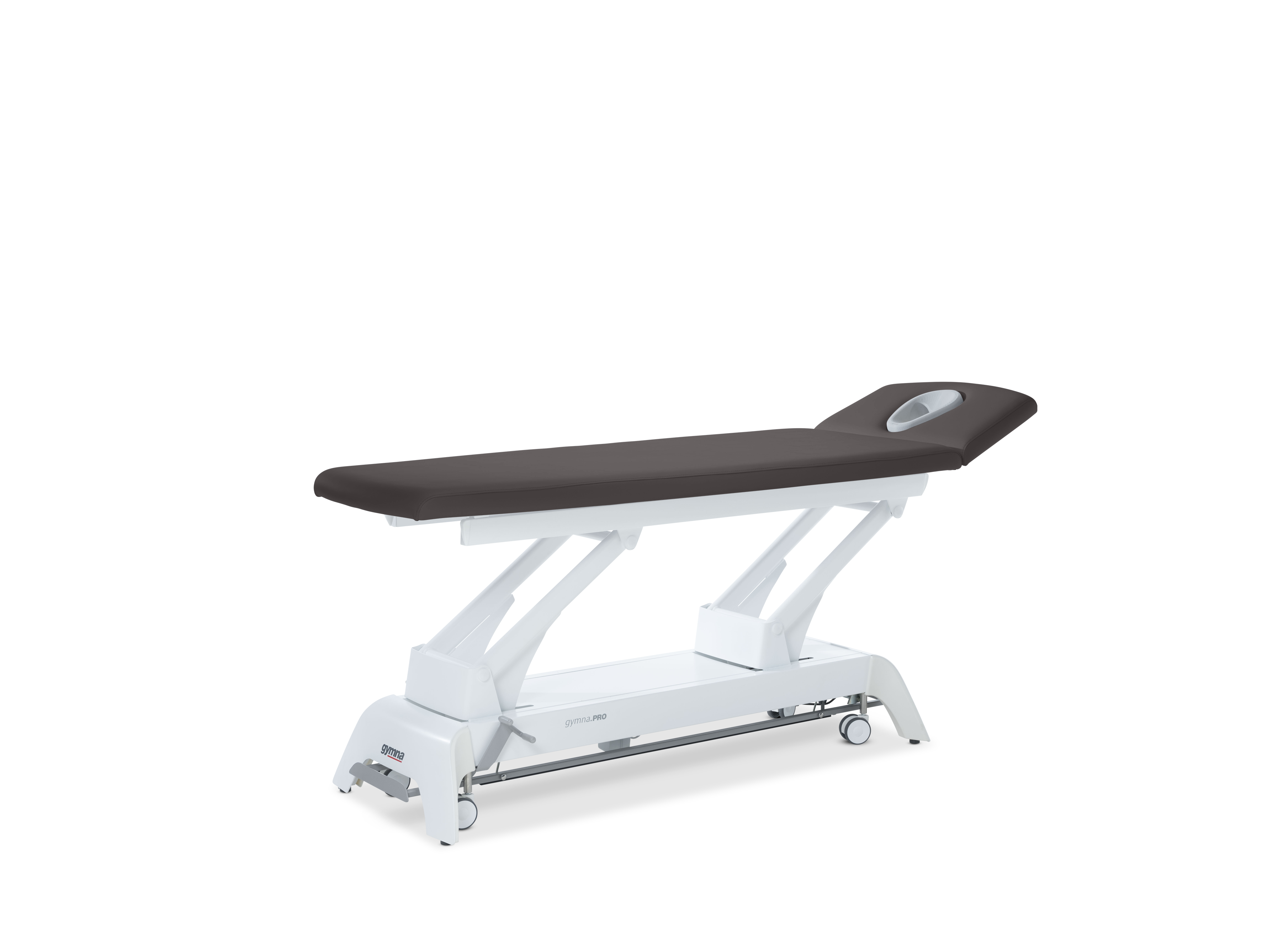 Behandlungsliege Gymna.PRO - D2 mit i-control, 1-tlg.Kopfteil - Burgundy