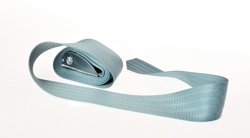 Fixiergurt mit Schnappverschluss aus Metall, 2,7 m, blaugrau