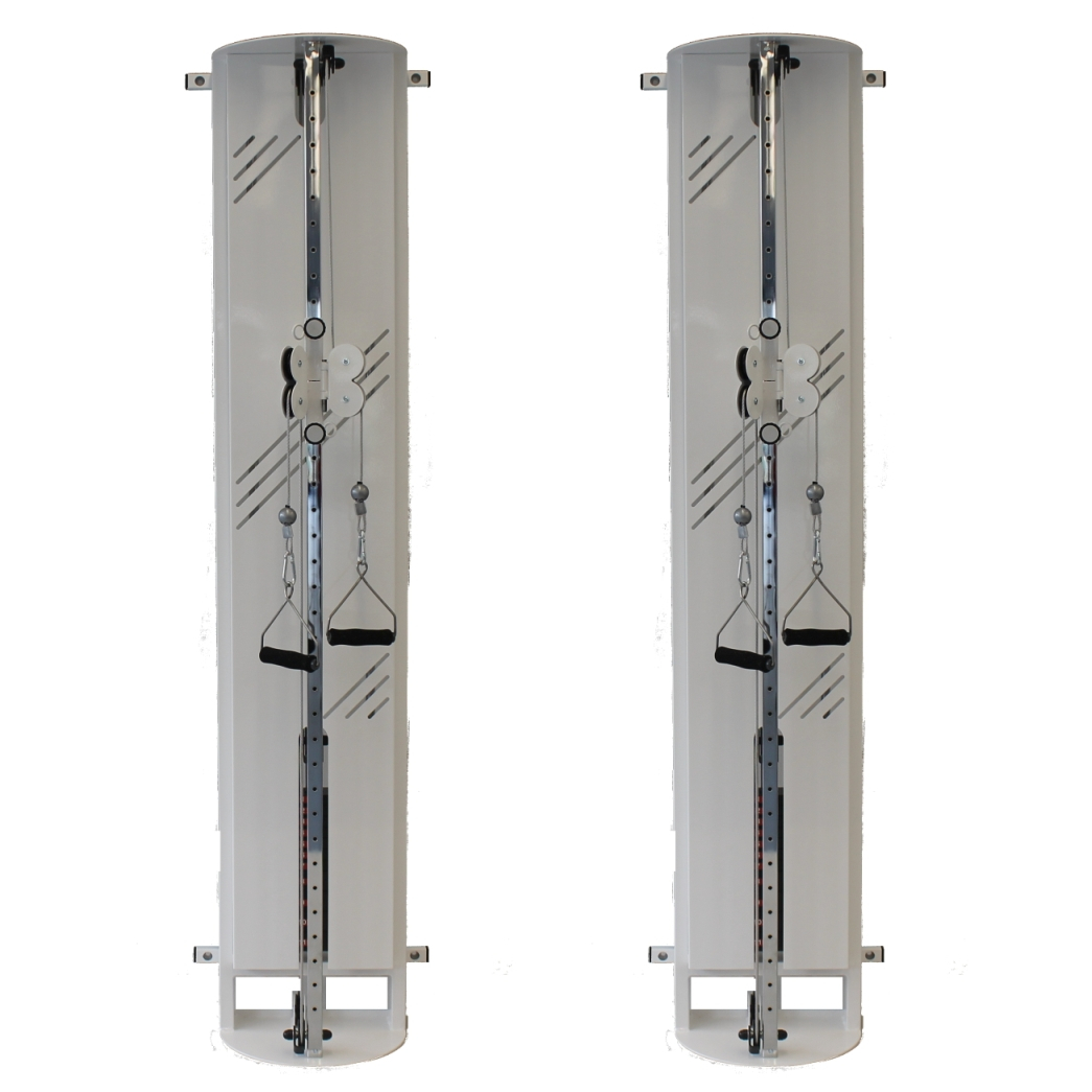 2 x Zugapparat Force (neues Design) mit jeweils 2 Seilzügen (Wandmodell)