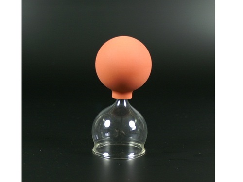 Schröpfglas mit Olive und Ball Ø 5,0 cm