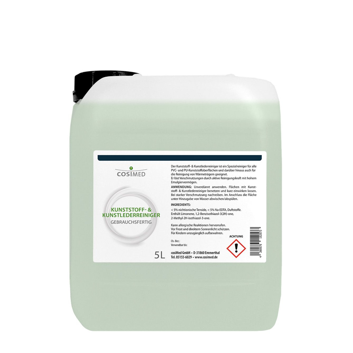 cosiMed Kunstleder- und Kunststoffreiniger, 5-l