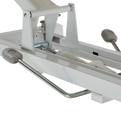 Behandlungsliege Gymna G2 Duoplus, elektrische Höhenverstellung - Artikel wurde ab dem 01. April durch Gymna.GO ersetzt! - Papierrollenhalter 50 cm