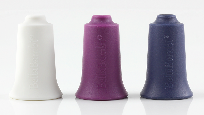 BellaBambi Original 3er Set (alle Intensitäten) in den Farben weiß, brombeer und nachtblau (massage to go)