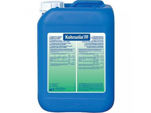 Kohrsolin FF, Flächen-Desinfektionsreiniger für formaldehydfreie Kurzzeit-Desinfektion, 5-l