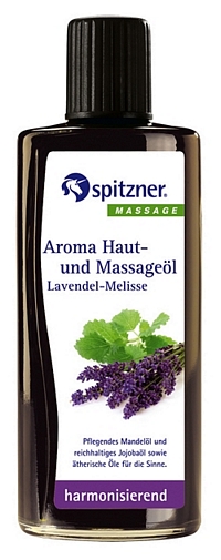 Spitzner® Aroma Haut- und Massageöl, Lavendel-Melisse, 190-ml