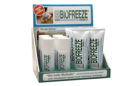 Biofreeze® - Verkaufsbox inkl. 6 Biofreeze® Roll On 82-g und 6 Tuben 110-g - Artikel NICHT mehr lieferbar!