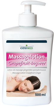 cosiMed Massagelotion Grapefruit-Ingwer 500-ml inkl. Dosierpumpe