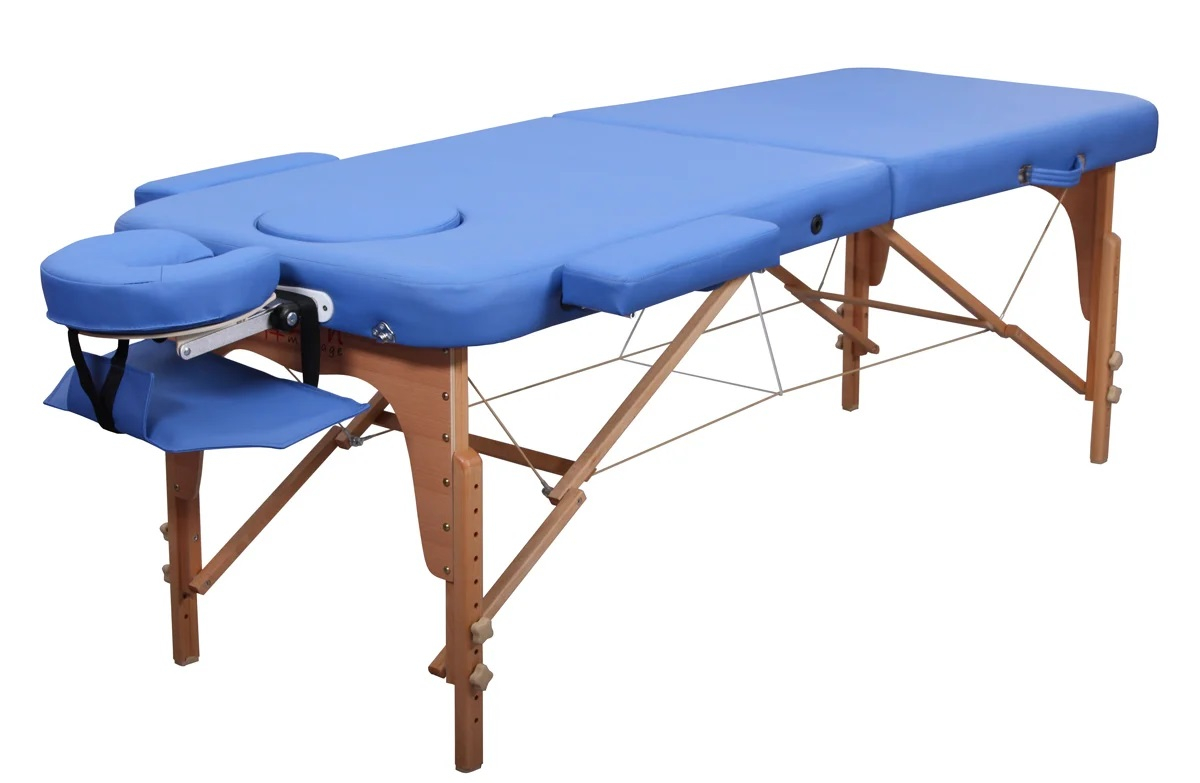 Holz Koffer-Massagebank in 6 verschiedenen Farben