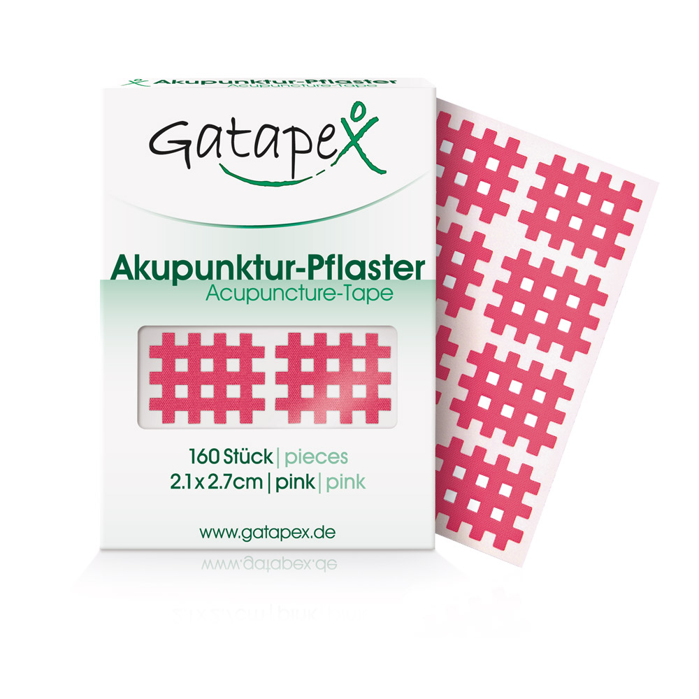 Gatapex Akupunktur-Pflaster klein, Maße 2,1 x 2,7 cm, (PE = 160 St.) in 4 verschiedenen Farben