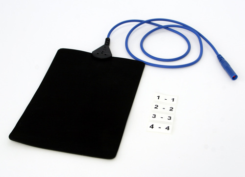 Plattenelektrode EF 200 / 17,5 x 11 cm, Kabel und Stecker blau - Artikel NICHT mehr lieferbar