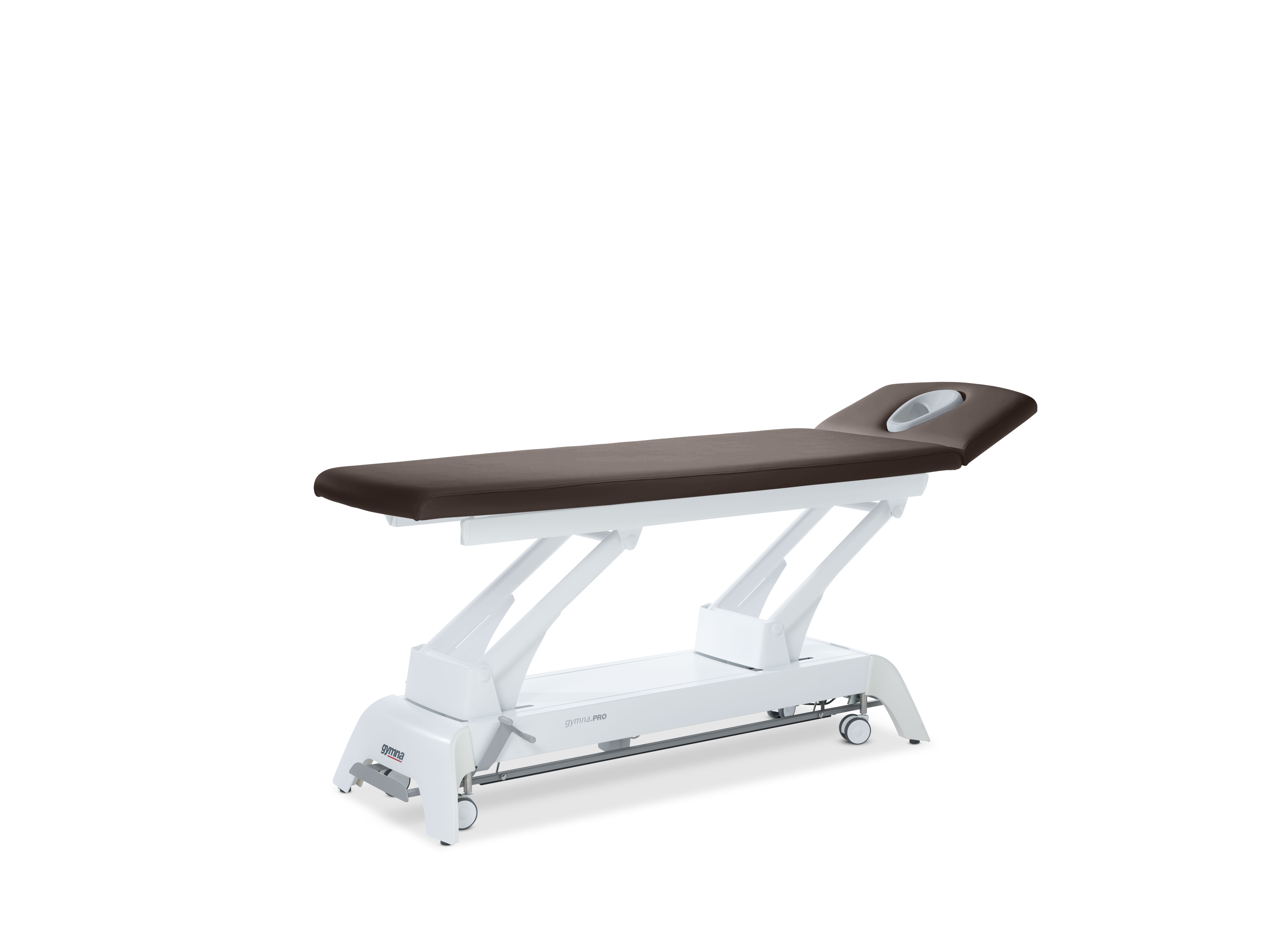 Behandlungsliege Gymna.PRO - D2 mit i-control, 1-tlg.Kopfteil - Burgundy