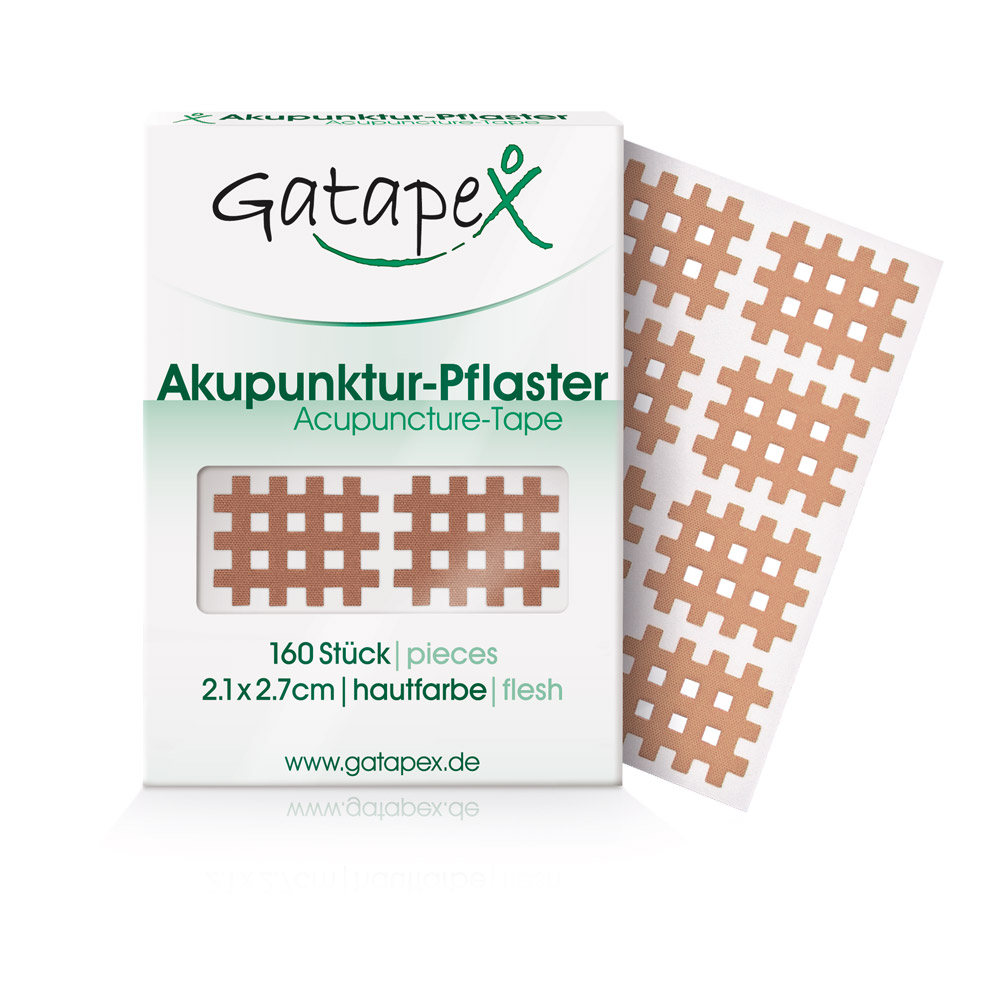 Gatapex Akupunktur-Pflaster klein, Maße 2,1 x 2,7 cm, (PE = 160 St.) in 4 verschiedenen Farben
