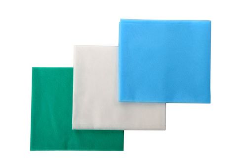 Einweg Vliesstoff-Laken 30 g, 0,80 x 2,00 m, gefaltet (PE  = 10 St.) - blau