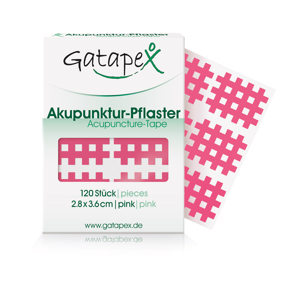 Gatapex Akupunktur-Pflaster mittel, Maße 2,8 x 3,6 cm, (PE = 120 St.) in 3 verschiedenen Farben